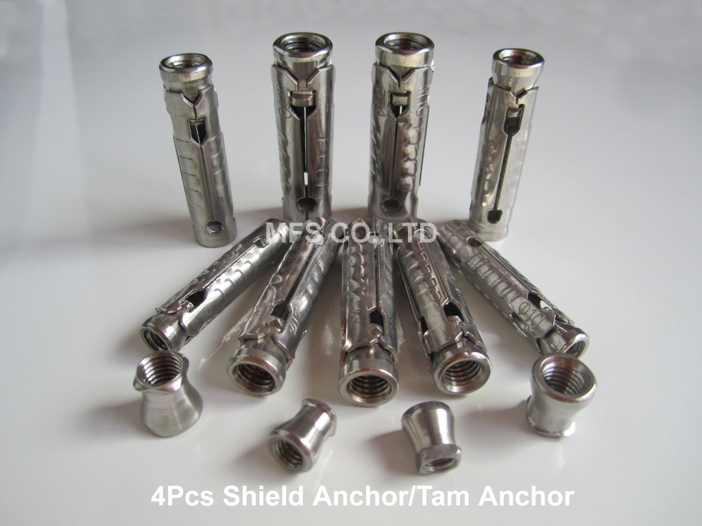 4Pcs Shield Anchor